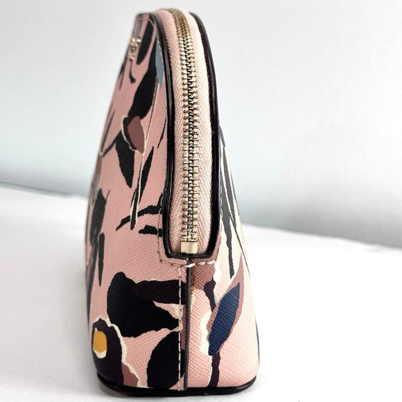 Kate Spade Cameron Paper Rose Medium Dome Cosmetic Case – Rare Floral Beauty - Picture 7 of 7